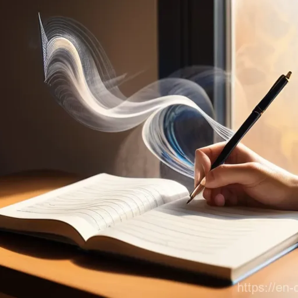 작곡가의 창작 과정 - **Prompt: The Elusive Spark - Capturing Inspiration**
    An artistically composed image of a person...